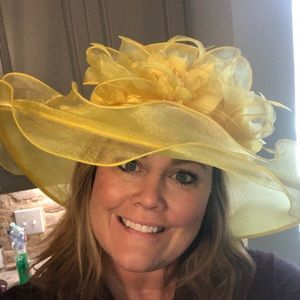 Yellow Derby Hat